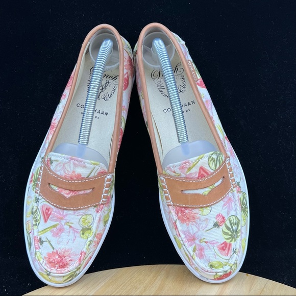 Cole Haan Womens Grand OS slip on Floral print size 8B - Picture 8 of 10